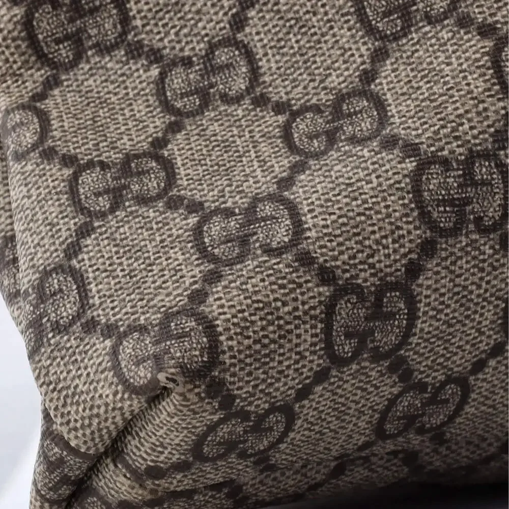 Gucci Zip Top Messenger Bag Gg Coated #244951G97B - Picture 6 of 7